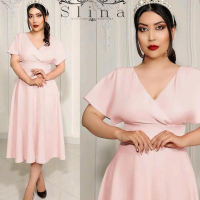 پیراهن دخترانه کرپ مازراتی مزون دوز مدل از سایز34تا60