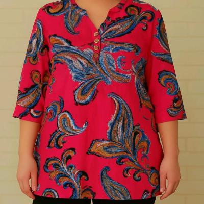 شومیز نخی ایتالیایی بدون آبرفت