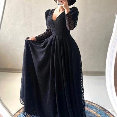 پیراهن مهمانی زنانه گیپور مدل شهرزاد