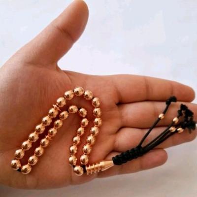 تسبیح مسی 33 تایی نمره 8