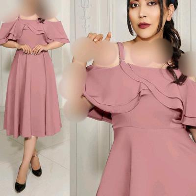 پیراهن مجلسی کرپ مازراتی مزون دوز مدل شبنم از 34تا60