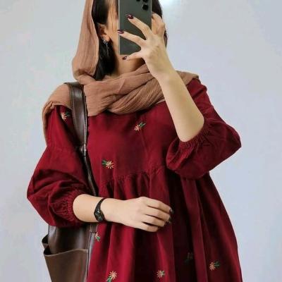 پیراهن ساحلی زنانه نخ پنبه مدل دلارام-155096