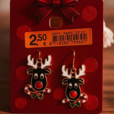 گوشواره فانتزی طرح گوزن