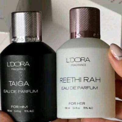 پک ادوپرفیوم زنانه ومردانه لدورا فرگرنس 100میلی همراه با هدیه