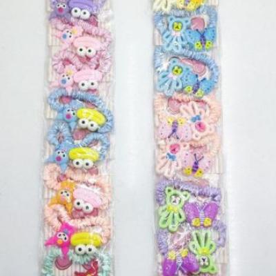 کش مو پارچه چروک عروسک پاستیلی بزرگ