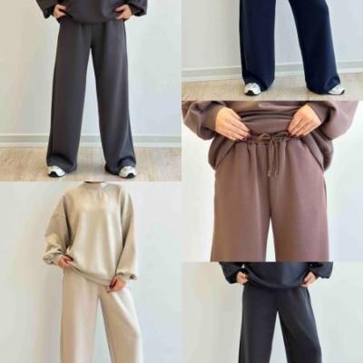 شلوار بگ ایشو کمرکش لخت پاییزه ترک