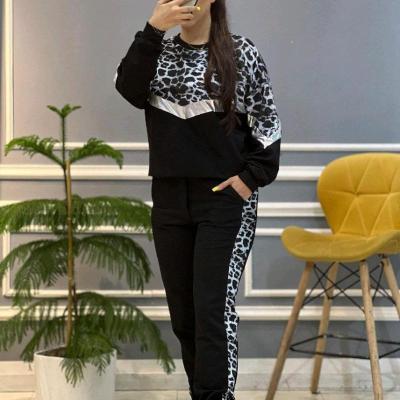 ست بلوز کیمونو و شلوار پلنگی وندا