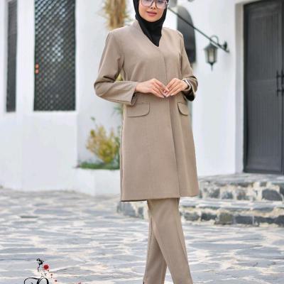 مانتو شلوار اداری آستردار درنا