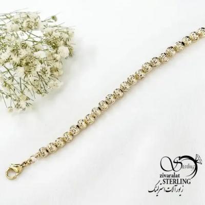 دستبند گوی (البرنادو) برند ژوپینگ طرح طلا کد 19687