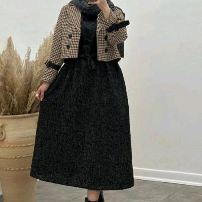 سارافون زنانه کتان مدل کت سارافون کتان و پیچازی