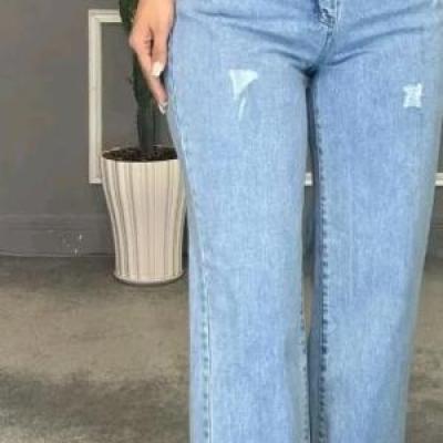 شلوار نیم بگ جین