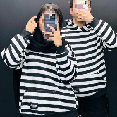 هودی زنانه مدل راه راه جنس دورس تو کرکی درجه یک