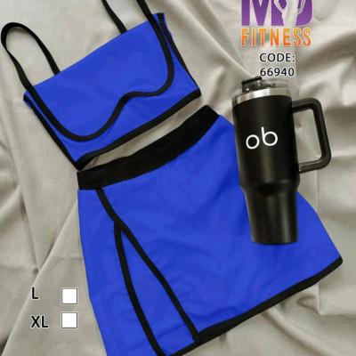 ست ورزشی اسپورت دخترانه تاپ دامن فلامنت 66940