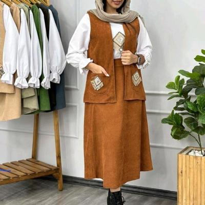 ست مخمل شیک زیبا شومیز دامن وست 100306