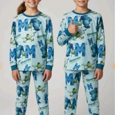 ست بلوز و شلوار راحتی نوجوان طرح مایک و سالیوان