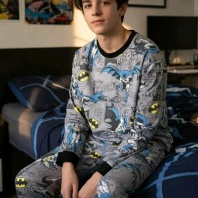 ست بلوز و شلوار راحتی نوجوان طرح بتمن