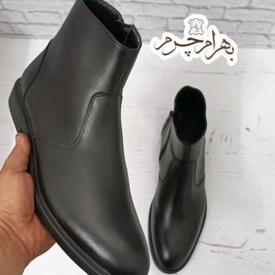 نیم بوت مردانه چرم طبیعی دست دوز مدل آلپاین اسپرت