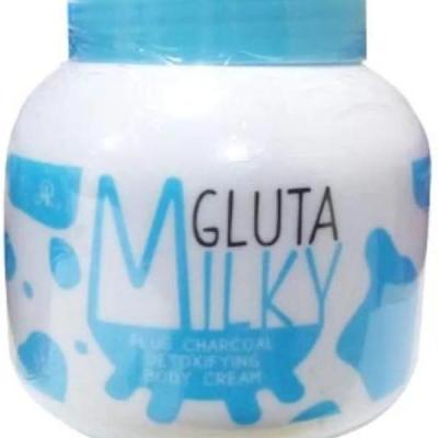 کرم آبرسان قوی و سفید کننده دست و صورت و بدن شیر گاو گلوتا – 200 میلی