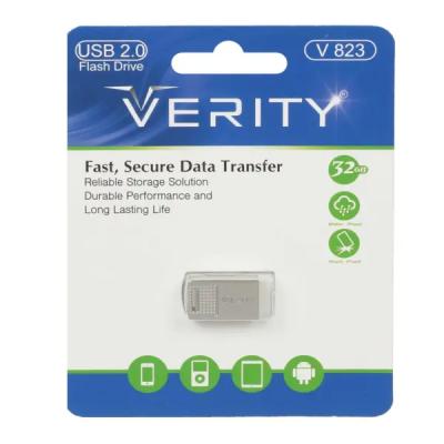 Verity V823 USB2.0 Flash Memory - 32GB نقره ای (گارانتی آسان سرویس)