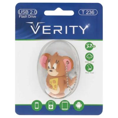 Verity T236 USB2.0 Flash Memory - 32GB عروسکی (گارانتی آسان سرویس)