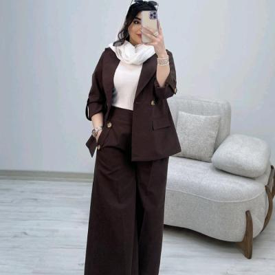 کت شلوار رویا لینن زنانه دخترانه مناسب 38 تا 46