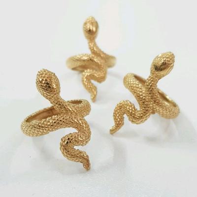 انگشتر طلاروس طرح مار ، برند Xupier ، کار فوق‌العاده زیبا و با کیفیت