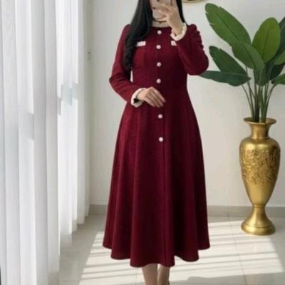 پیراهن مهمانی زنانه کرپ مدل پیراهن