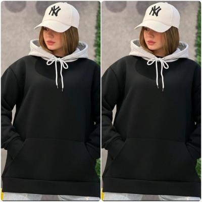 هودی زنانه دورس تو کرکی هودی اسپرت کلاه طوسی فری سایز