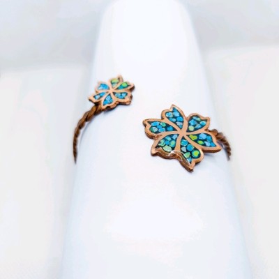 دستبندمس فیروزه کوبی گل