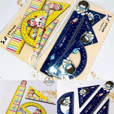 ست تحریر (خط کش، گونیا، نقاله)