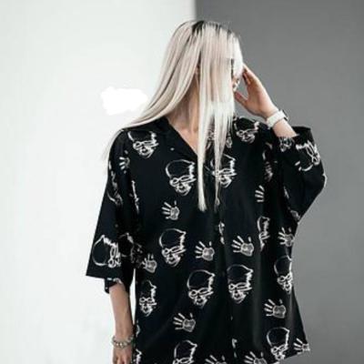 مانتو دخترانه کرپ مدل اسکلتی