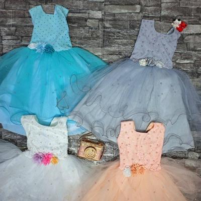 لباس عروس فنردار دخترانه