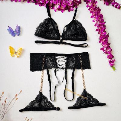 ست فانتزی گارتردار زنجیری فری سایز تا 42