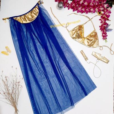 کاستوم رقص عربی 3تکه فری سایز تا 42