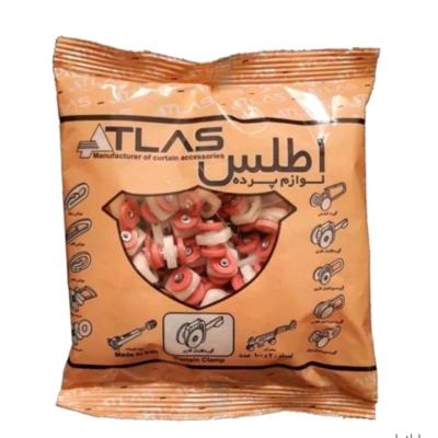 گیره پرده مدل قلابدار بسته 100 عددی