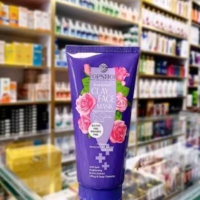 ماسک صورت آبرسان تاپ شاپ حاوی خاک رس مناسب پوست لک دار حجم 200 میل