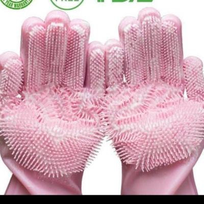 دستکش پرز دار سیلیکونی