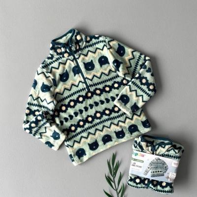 سویشرت بچگانه دخترانه نیم زیپ گربه