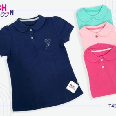 تیشرت دخترانه یقه ب ب