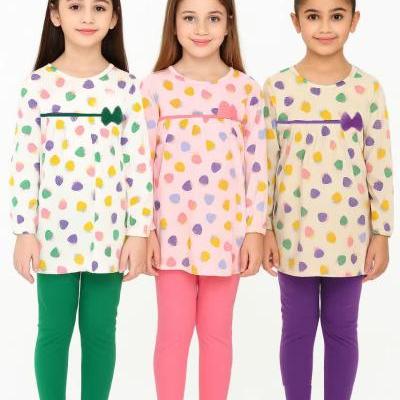 تونیک و ساپورت طرح توت فرنگی