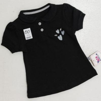 تیشرت مشکی دخترانه جودون یقه ب ب