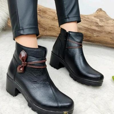 نیم بوت زنانه کفش پاشنه دار ارسال رایگان