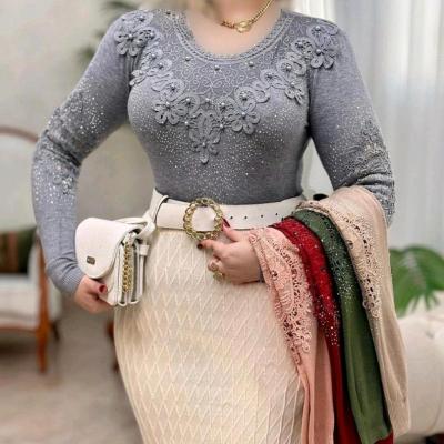 بلوز بافت مدل مبینا