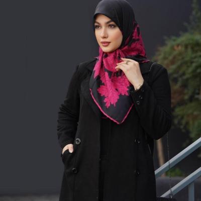 روسری ابریشم توییل قواره کوتاه