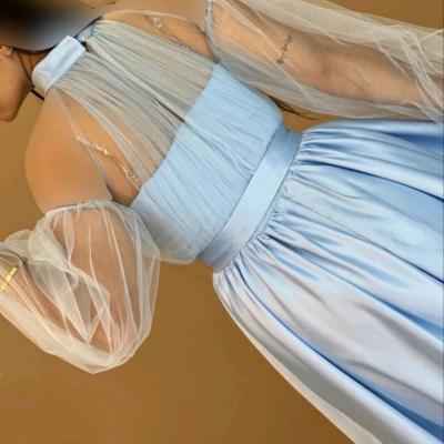 پیراهن مهمانی زنانه ساتن jm مدل شایسته