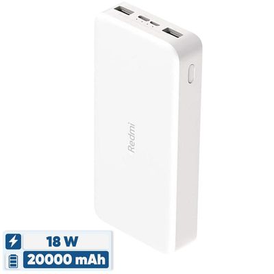 پاوربانک 18 وات شیائومی مدل Redmi PB200LZM ظرفیت 20000 میلی آمپر ساعت - رنگ مشکی