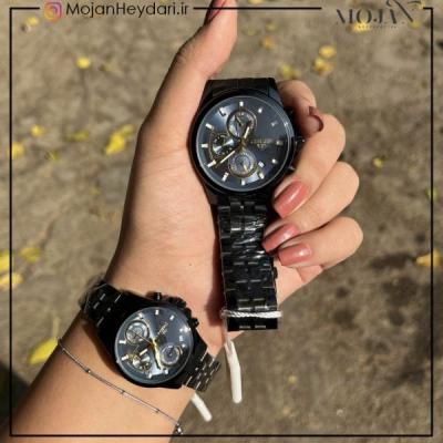 ساعت ست سه موتوره کلاسیک رومانسون کد cw30001