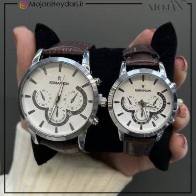 ساعت ست سه موتوره کلاسیک رومانسون کد cw30003