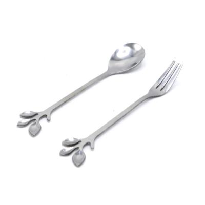 قاشق و چنگال برگ سیلور