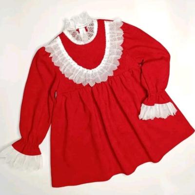 پیراهن مخمل کبریتی